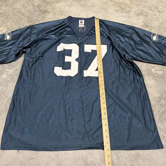 Seattle Seahawks Shaun Alexander #37 Jersey Size 2XL Teal NFL Players 7042A - Picture 2 of 6